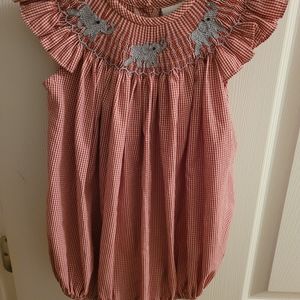 Smocked Alabama Elephant Bubble